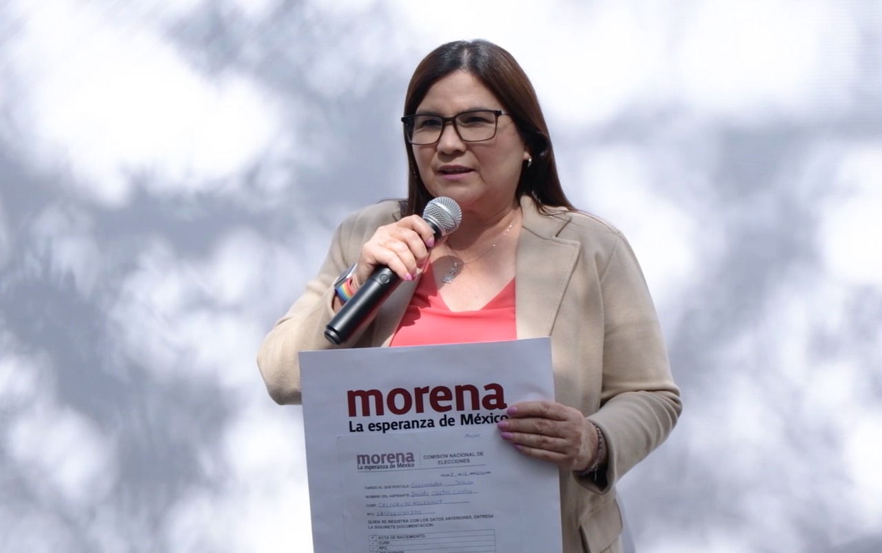 “Pongo en manos de Morena una hoja de vida limpia, congruente y honesta para ser gobernadora de Sinaloa”: Imelda Castro