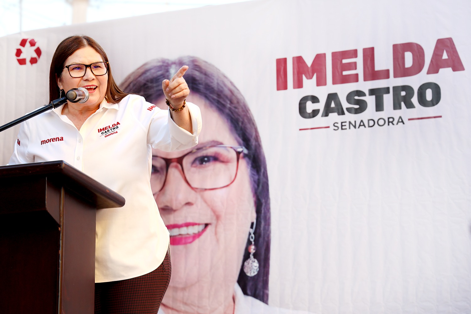Imelda Castro y Enrique Inzunza arrancan campaña en Guamúchil
