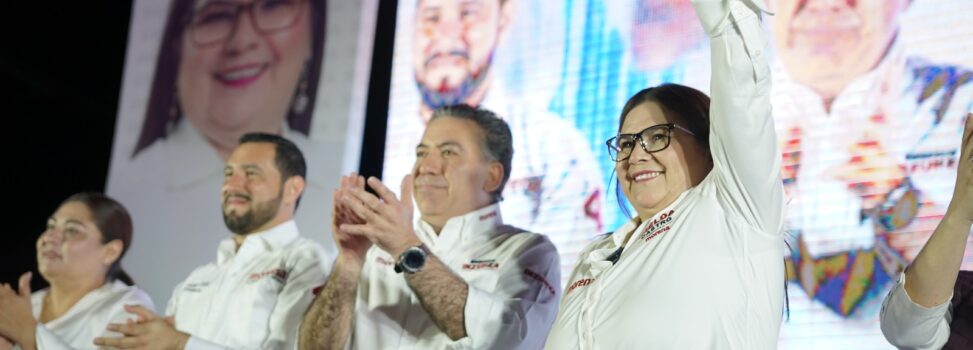Arrancan campaña por el Senado Imelda Castro y Enrique Inzunza